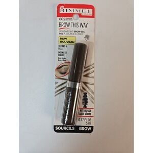 Rimmel London Brow This Way Lightweight Gel - 002 Medium Brown